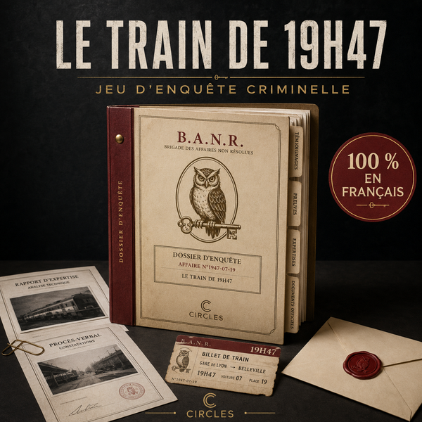 Le Train de 19h47 — Jeu d’enquête criminelle 100 % en français